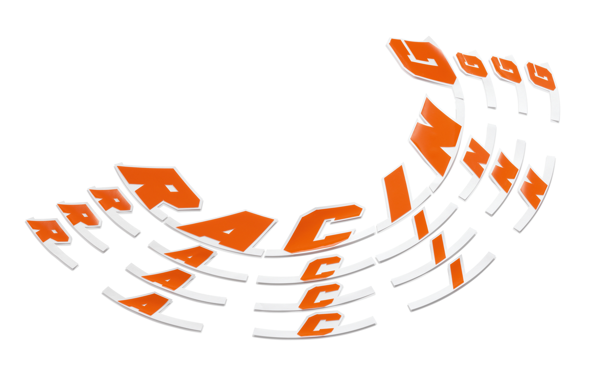 KTM Felgenaufkleberkit orange