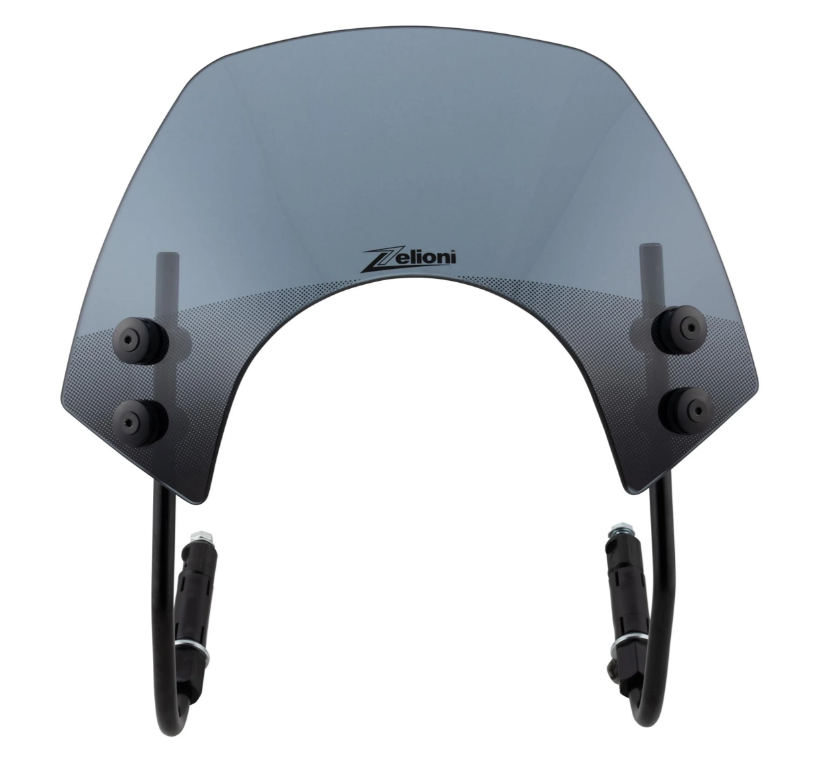 Flyscreen ZELIONI Racing für Vespa GTS/​GTS Super 125-300ccm, schwarz getönt