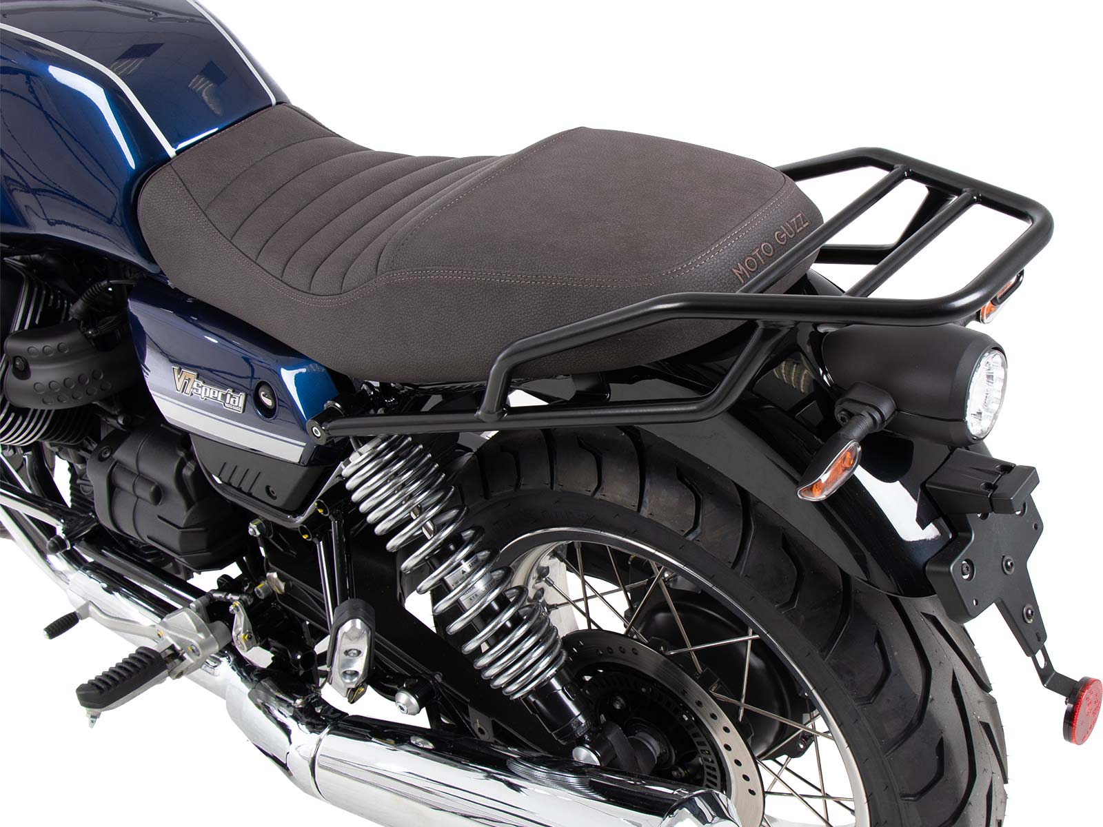 Rohrgepäckbrücke schwarz für Moto Guzzi V7 850 Stone Corsa (2024) Hepco & Becker