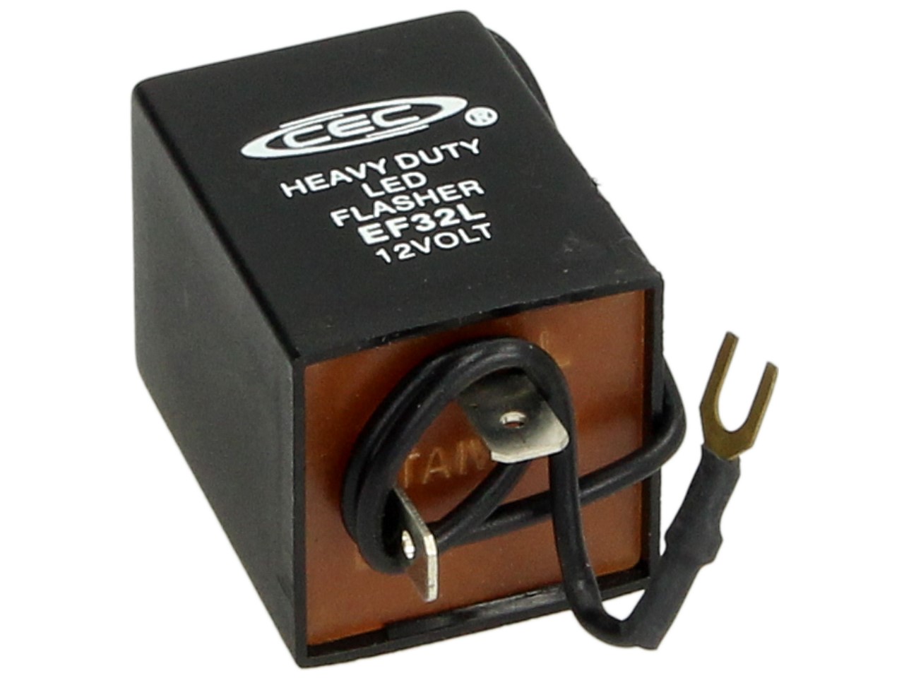 Sceed42 Blinkrelais 12 V, universal, auch für LED geeignet, 2 Anschlüsse