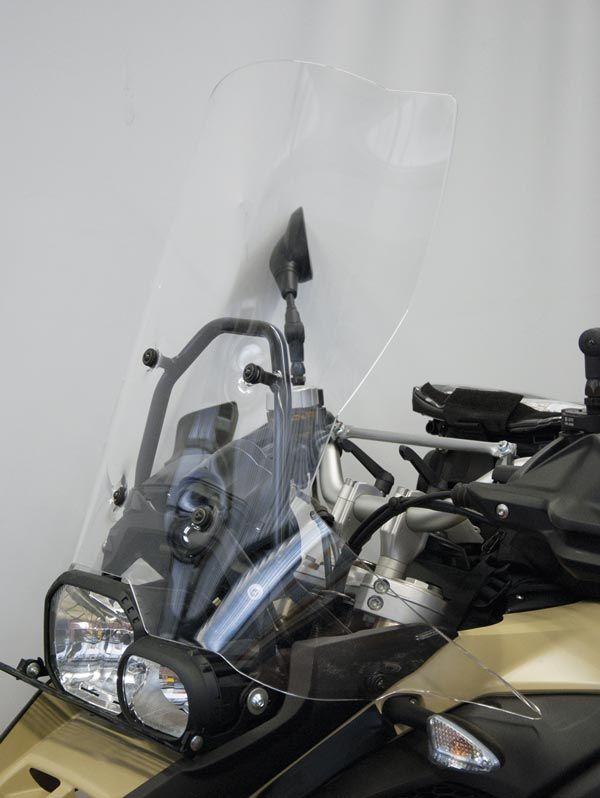 Hohe Windschutzscheibe auf Originalhalterungen für BMW F 800 GS Adventure (13-18), leicht getöhnt