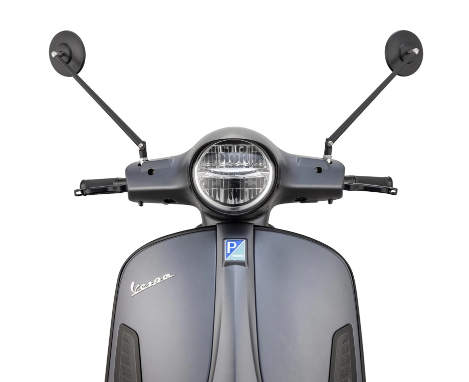 Standard Spiegel links oder rechts für Vespa ​PX 125-200ccm, schwarz matt