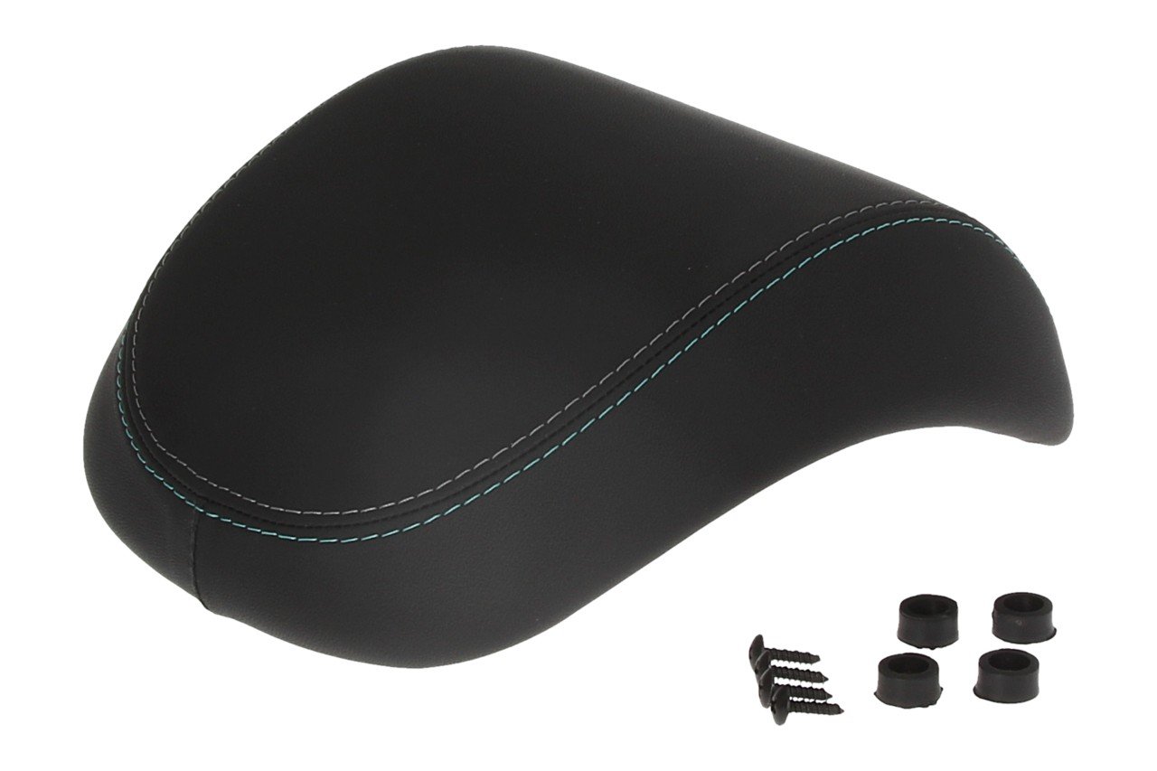 Topcase Kit 32L schwarz matt, Rückenpolster schwarz, Gepäckträger chrom für Primavera/Sprint