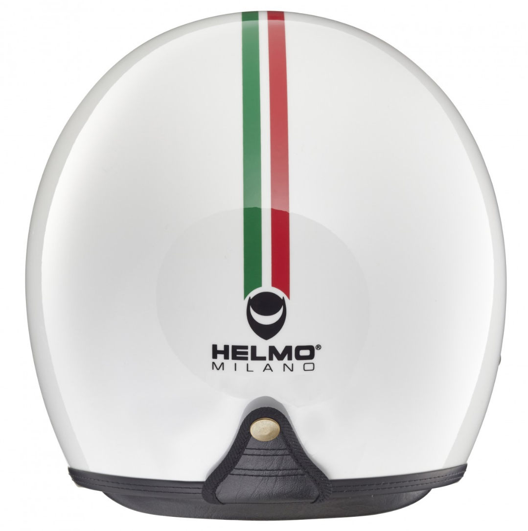 Helmo Milano Jethelm, Audace, Italy Flag, weiß