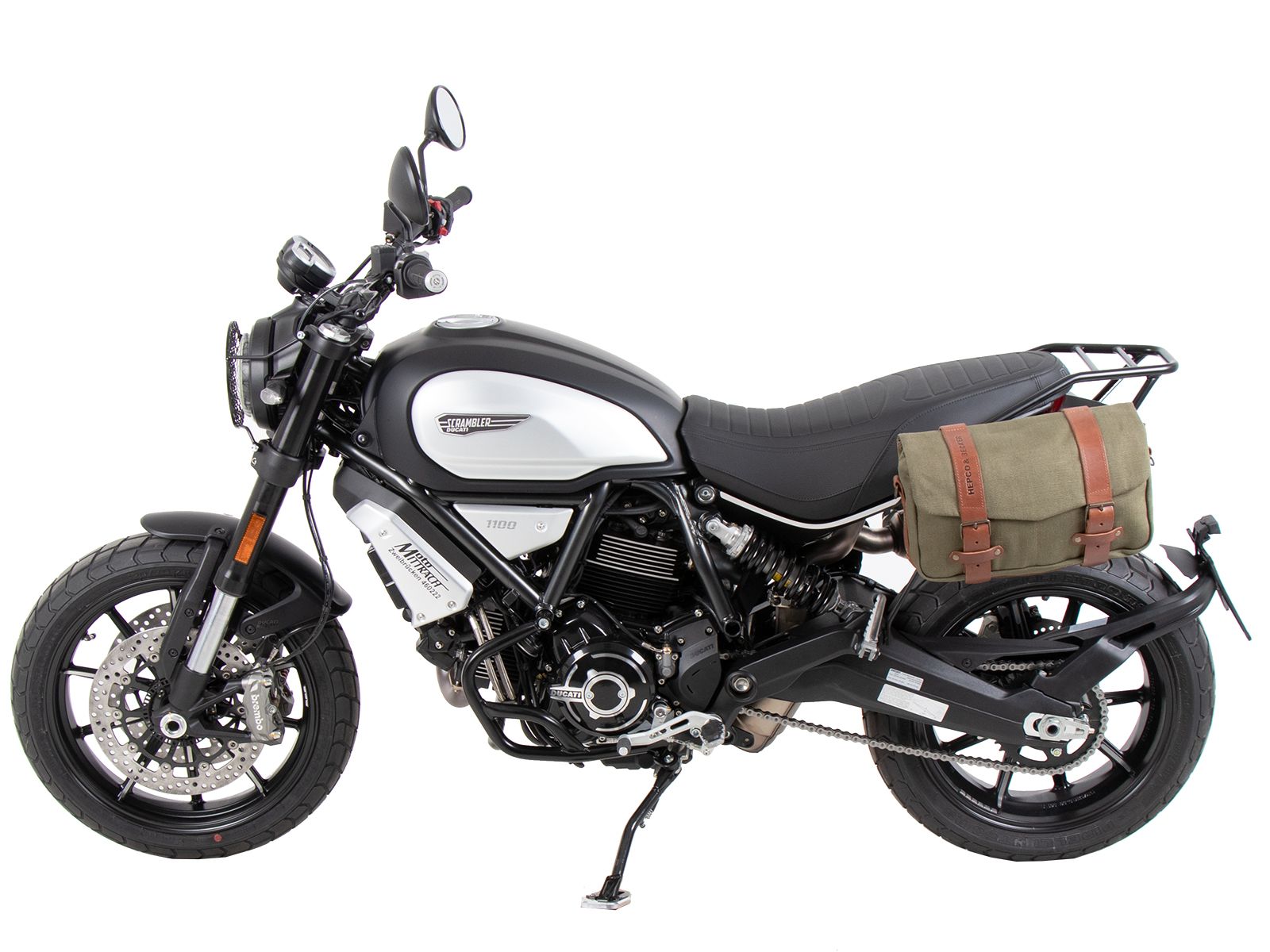 C-Bow Seitenträger links für Ducati Scrambler 1100 Dark Pro /Pro /Sport Pro (21-24) Hepco & Becker
