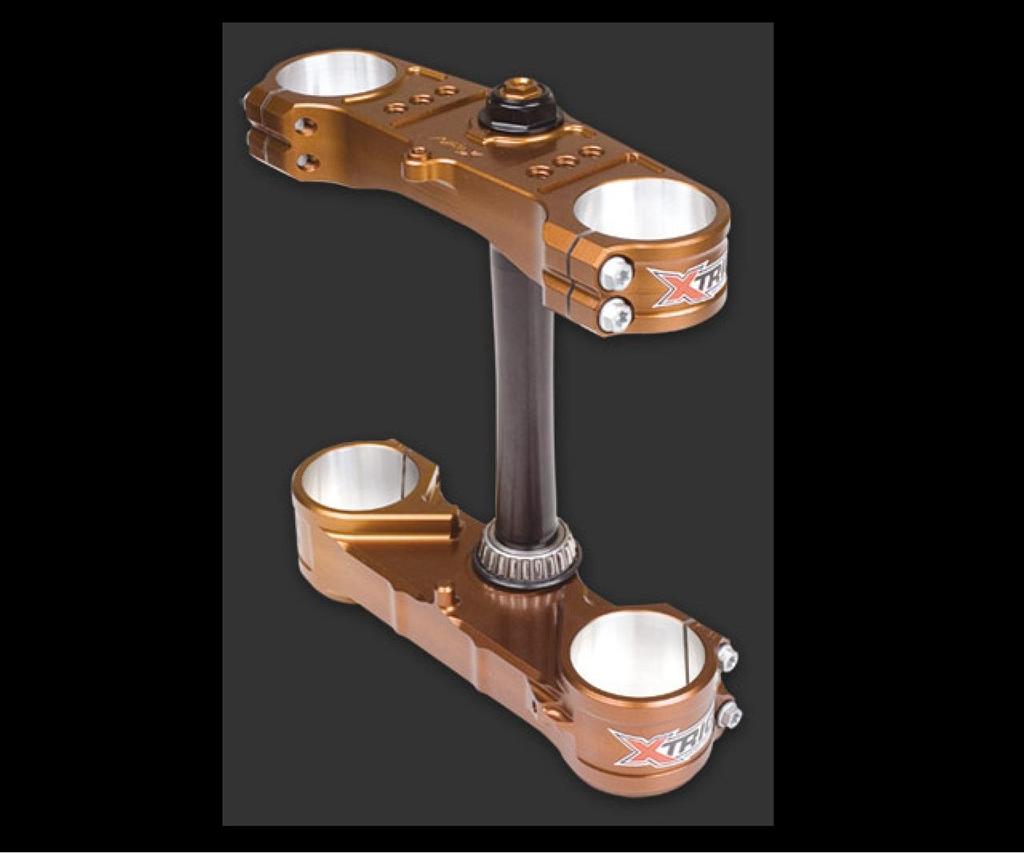 XTrig Triple Clamp Fork Holder Holder set M12, handlebar 22mm KX450F 2017/ KX450F 2015 Original Kawa