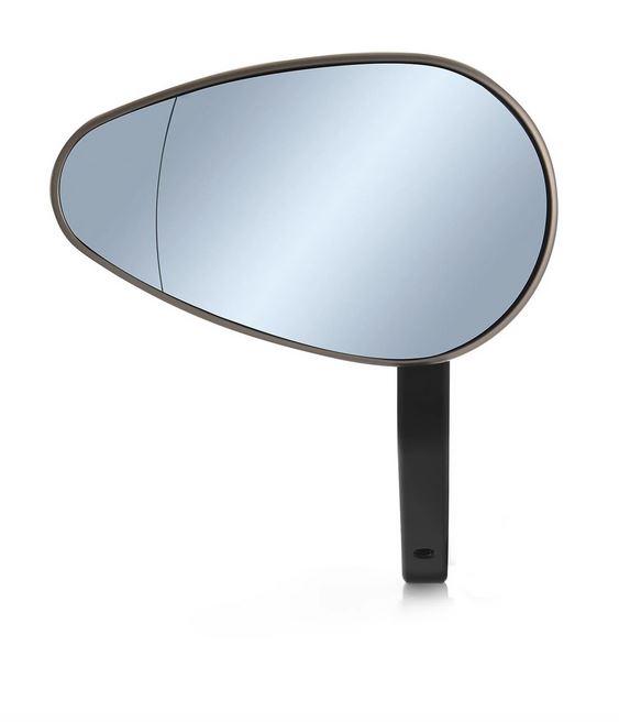 Lenkerendenspiegel RIZOMA "Reverse Radial" links oder rechts für Vespa, bronze eloxiert
