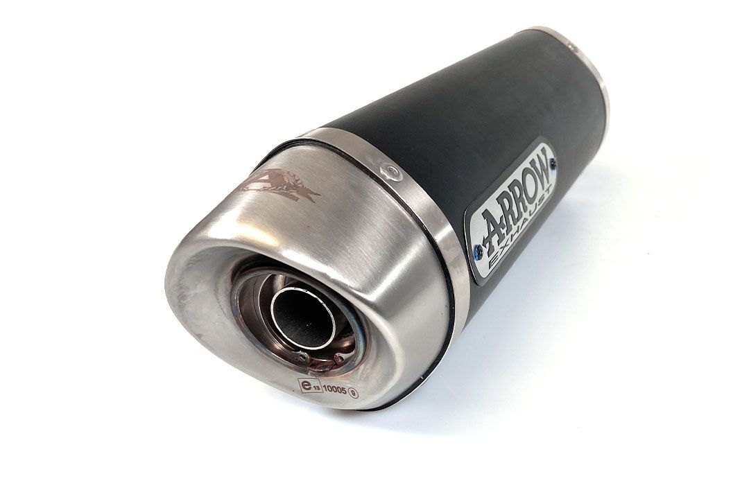 ARROW Auspuff DARK STREET THUNDER für Ducati Monster 696 / 796 / 1100 2008-2014