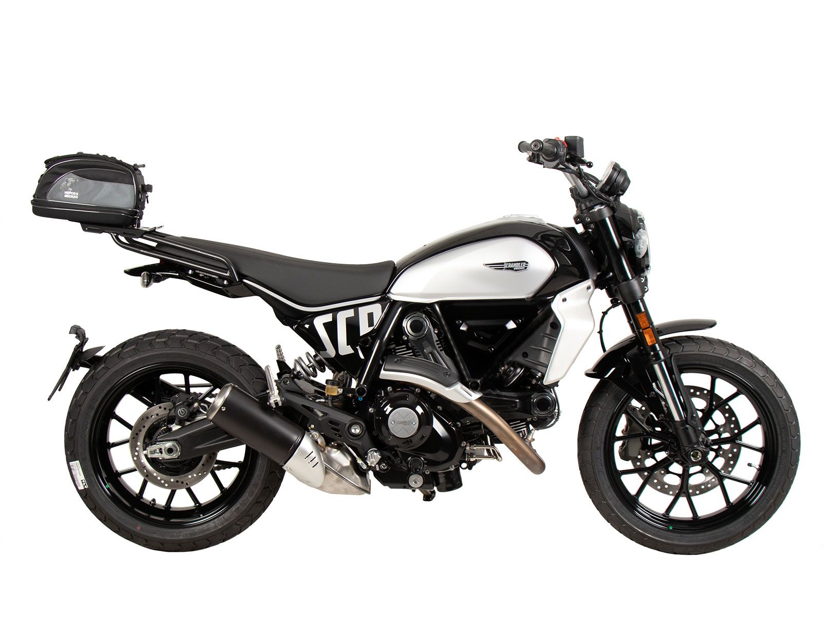 Smartrack Heckträger schwarz für Ducati Scrambler 800 Icon (23-) Hepco & Becker