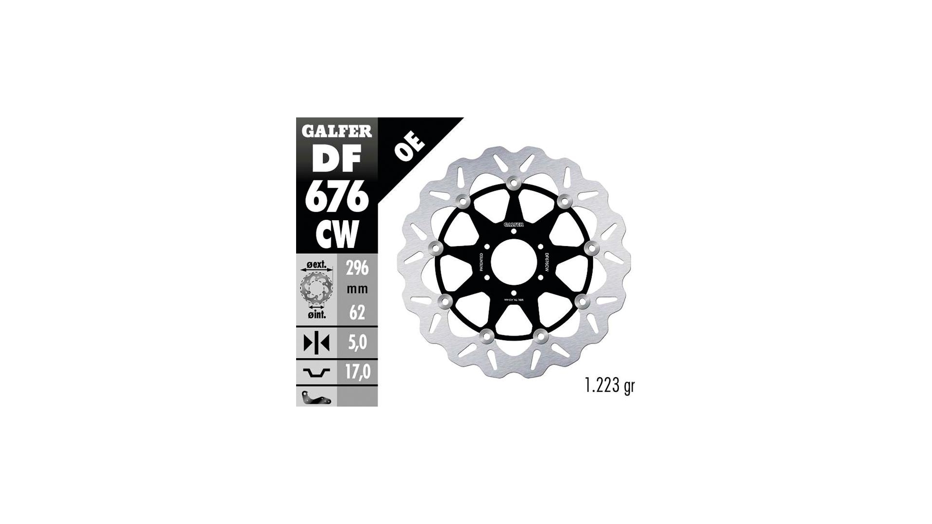 GALFER Wave Bremsscheibe "DF676"