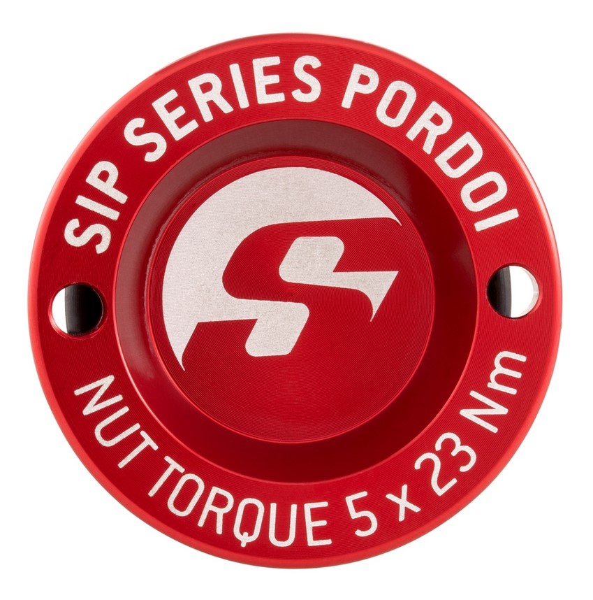 Staubschutzkappe 12" Felge vorne für Vespa GTS/​GTS Super/​GTV/​GT 125-300ccm, rot
