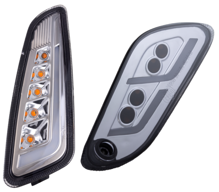 Blinker Kit vorne & hinten für Vespa Primavera/​Sprint 125-150ccm 2T/​4T AC, klar