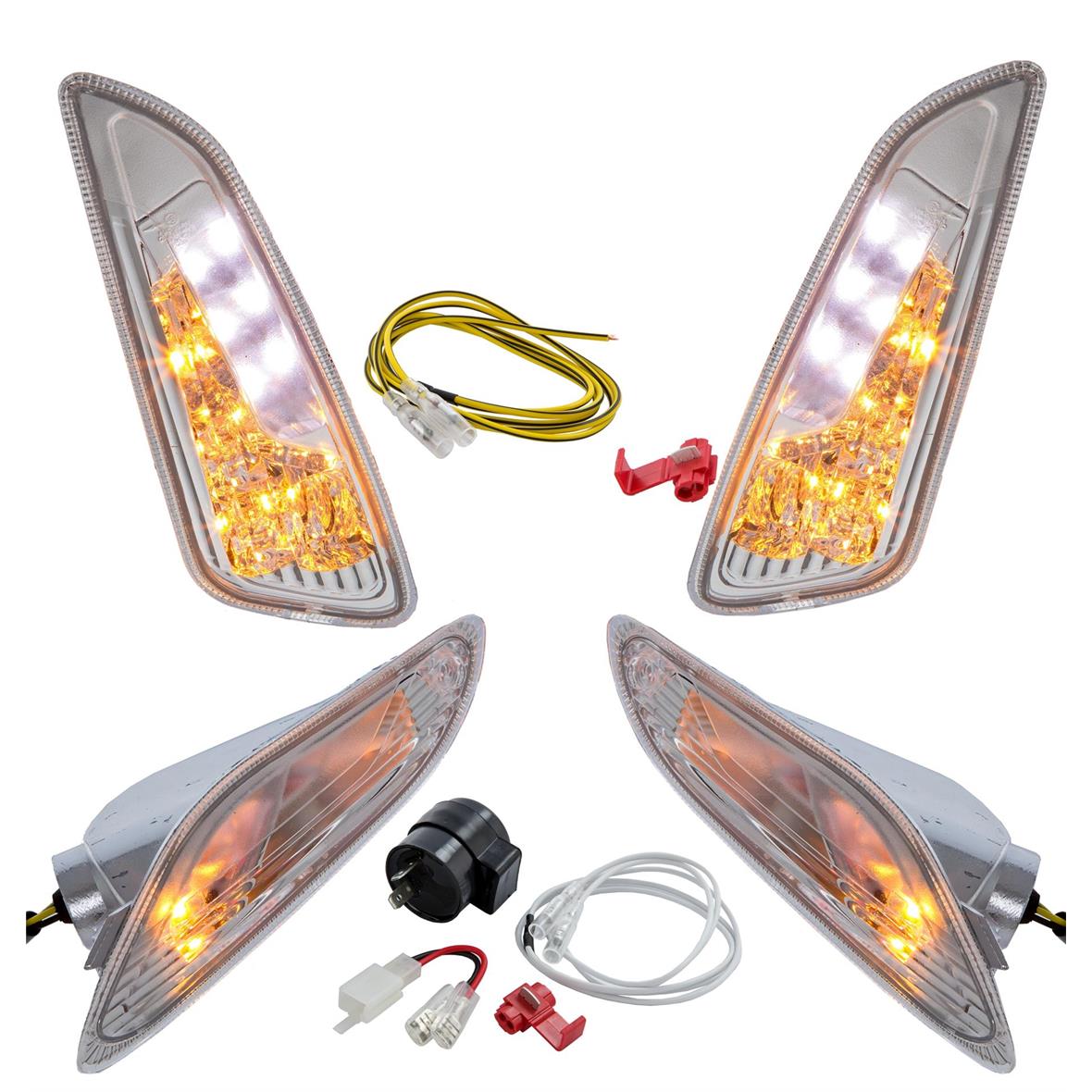 Blinker-Set LED klar für Vespa Primavera/​Sprint 50ccm 2T/​4T