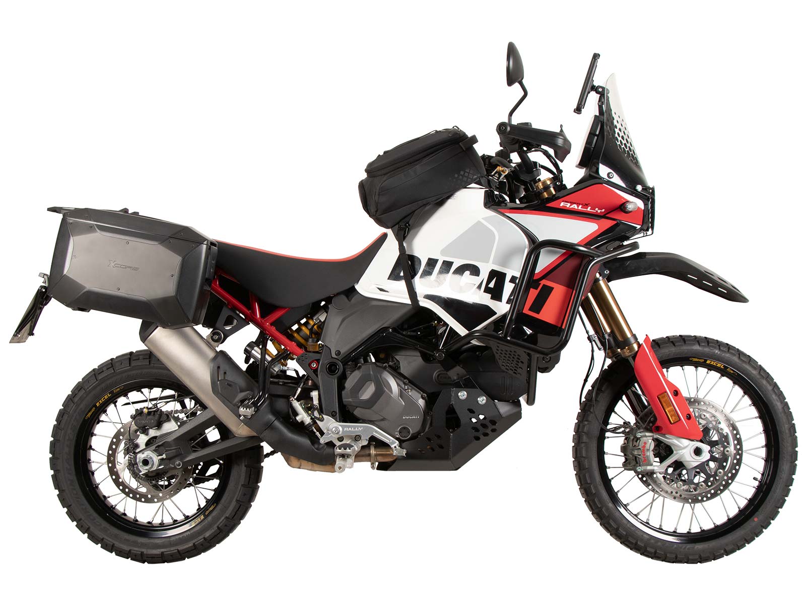 C-Bow Seitenträger schwarz für Ducati DesertX Rally (24-) Hepco & Becker