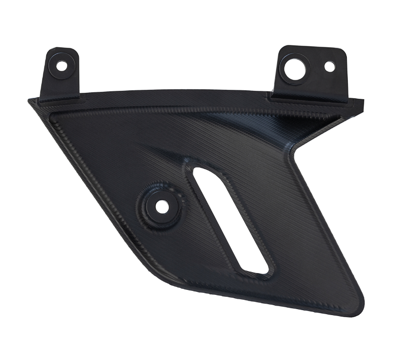Gabelverkleidung für Vespa GTS/​GTS Super 125/​300ccm (`22-), Alu, schwarz matt eloxiert