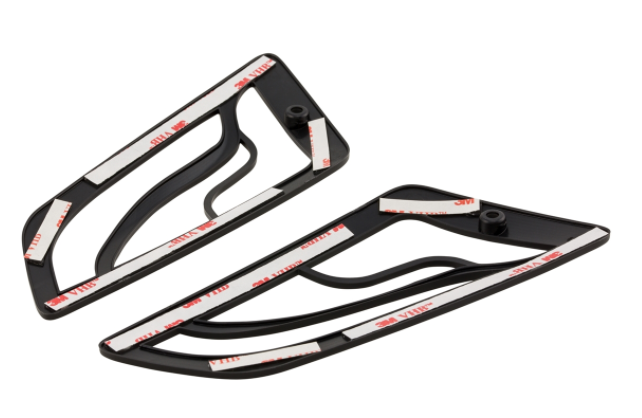 Blinkergitter rechts und links, vorne für Vespa GTS/​GTS Super/​GTV/​GT 60/​GT/​GT L, schwarz matt