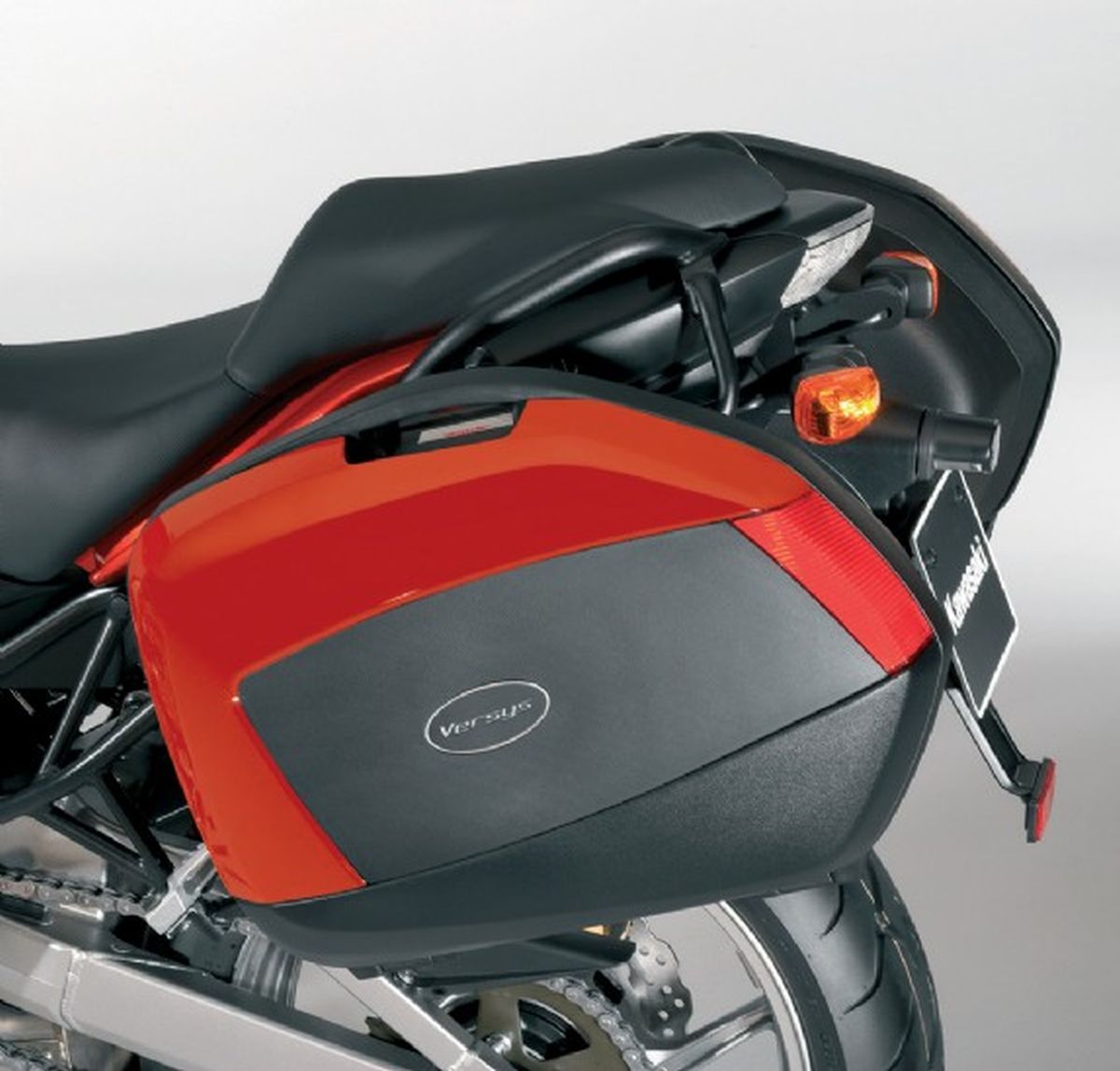 Abdeckungen für Motorradkoffer Pearl Wildfire Orange Versys650 2009 Original Kawasaki