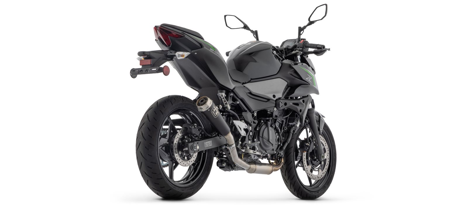 ARROW Auspuff PRO RACE NiChrome für Kawasaki Z500, Ninja 500 Modelljahr 2024-
