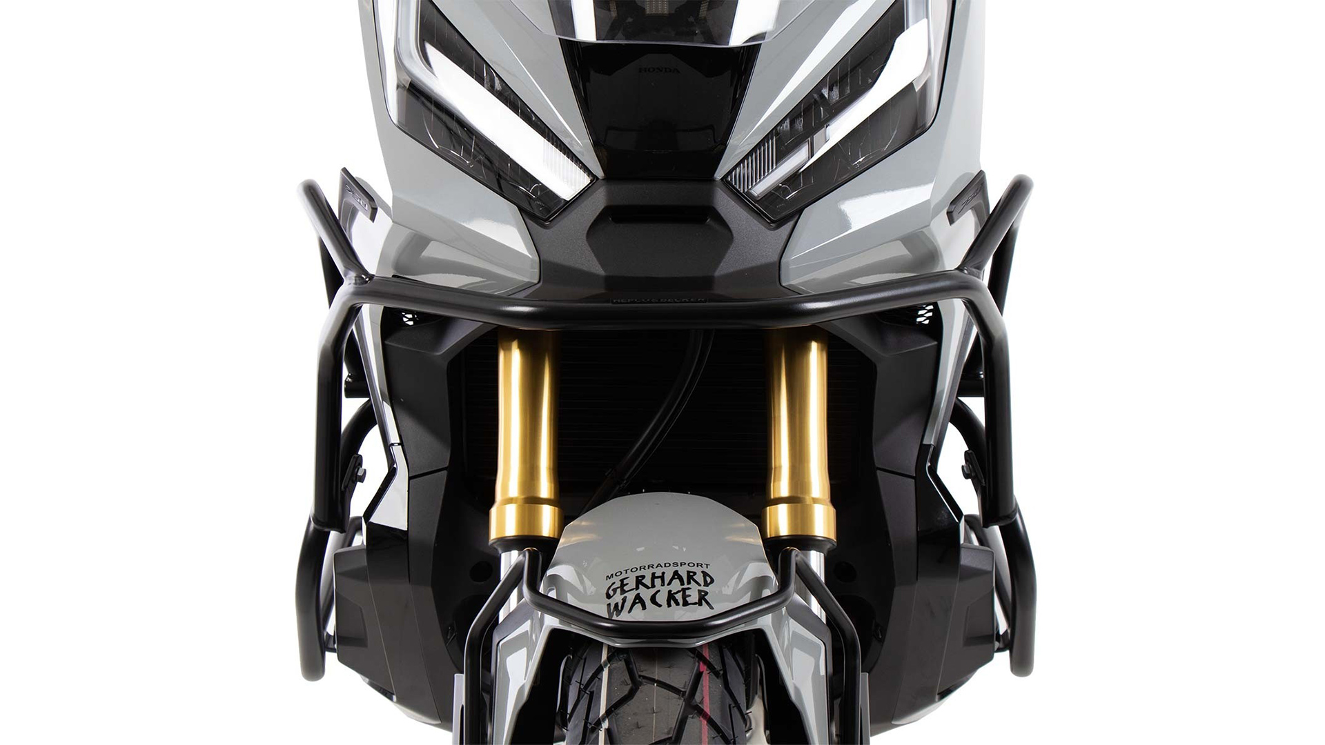 Frontschutzbügel schwarz in Kombination mit Motorschutzbügel für X-ADV 750 (21-24) Hepco & Becker