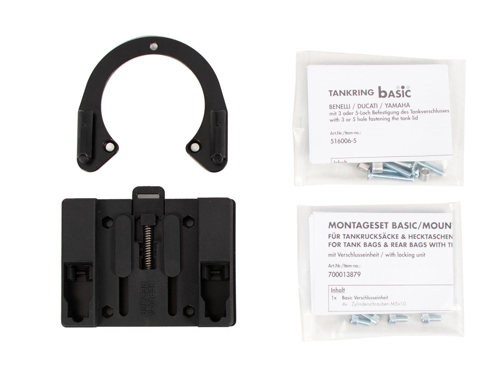 Tankring Basic inkl. Tankrucksackverschlusseinheit für Ducati Multistrada 1200 /S (10-14)