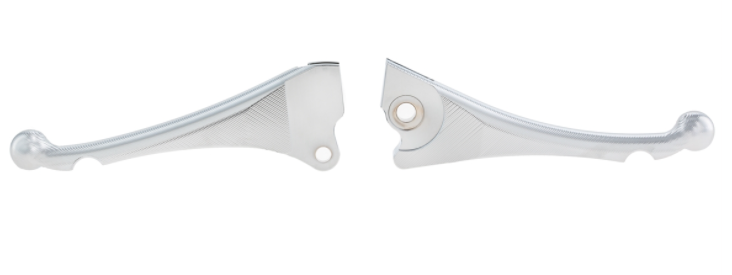 Sporthebel Set Bremse "Shorty 3D" links/rechts für Vespa LX/​LXV/​S/​Primavera/​Sprint, chrom