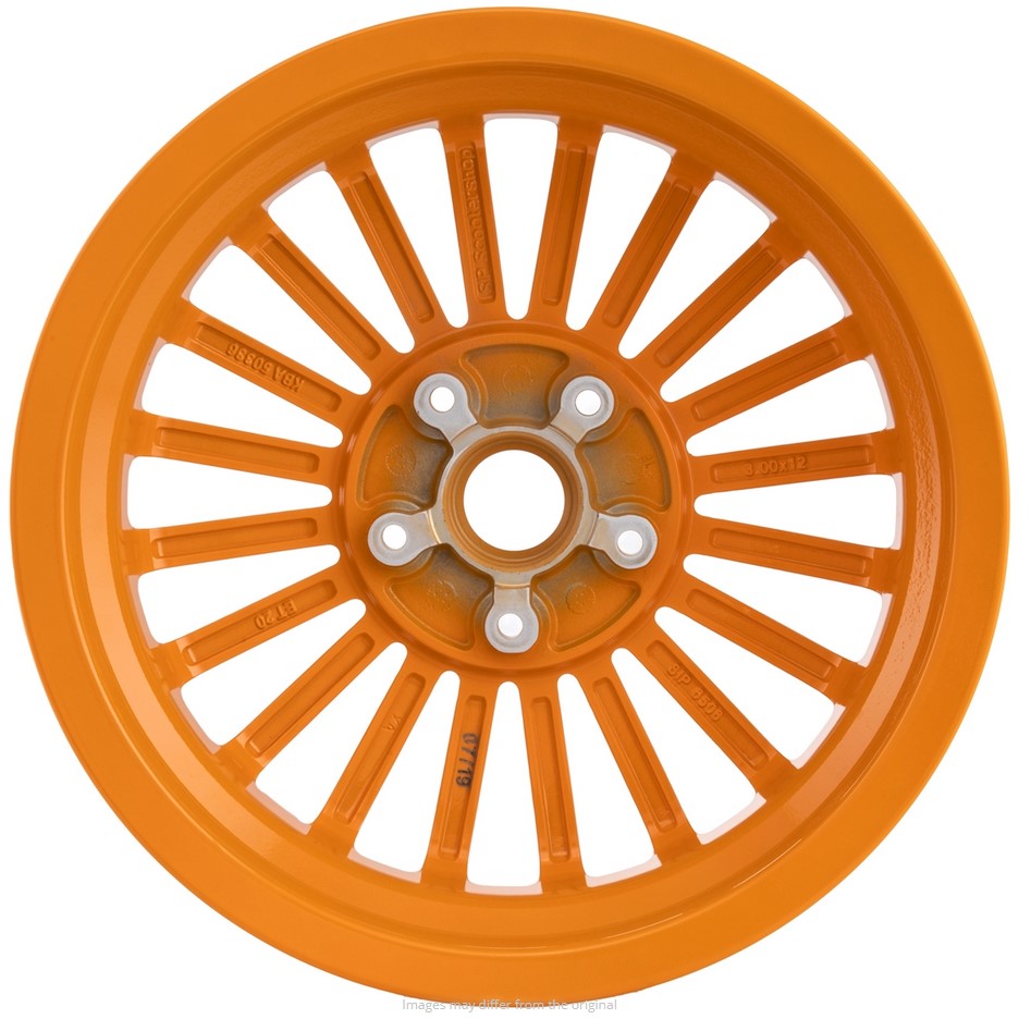 Felge vorne/hinten für Vespa GTS/​GTS Super/​GTV/​GT 60/​GT/​GT L 125-300ccm, orange