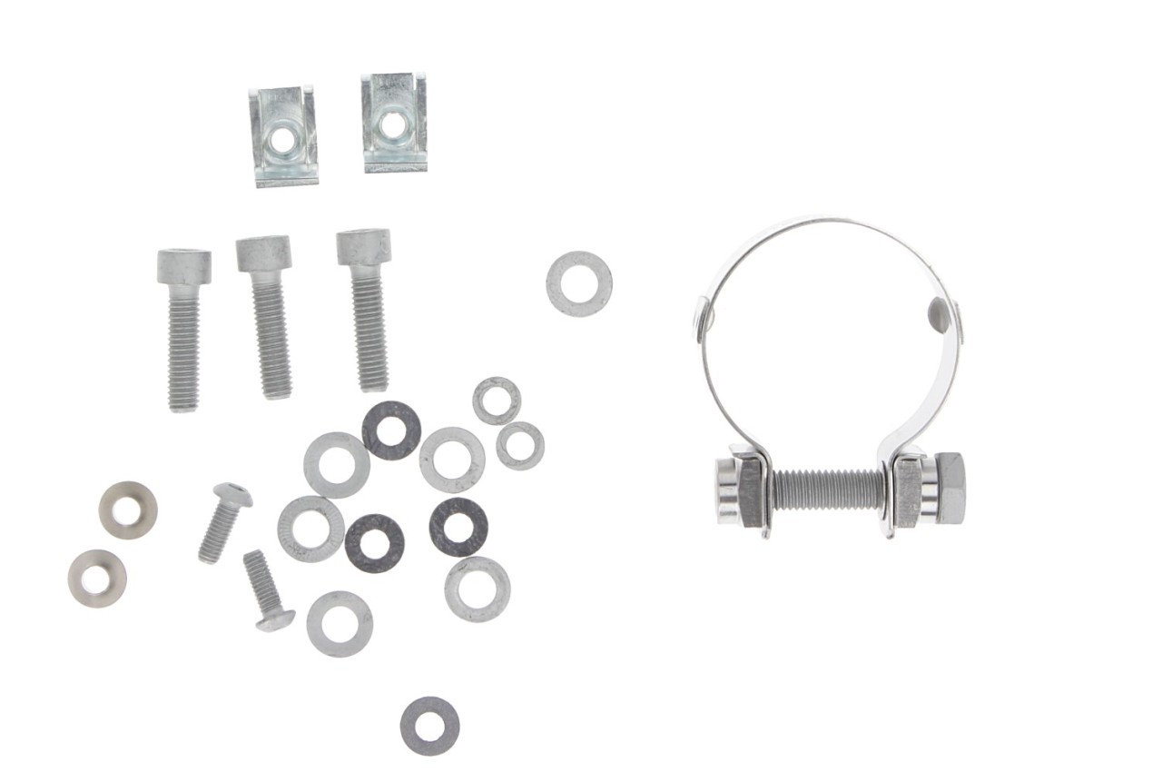 Slip-on-Schalldämpfer Edelstahl schwarz für Piaggio MP3 HPE 400