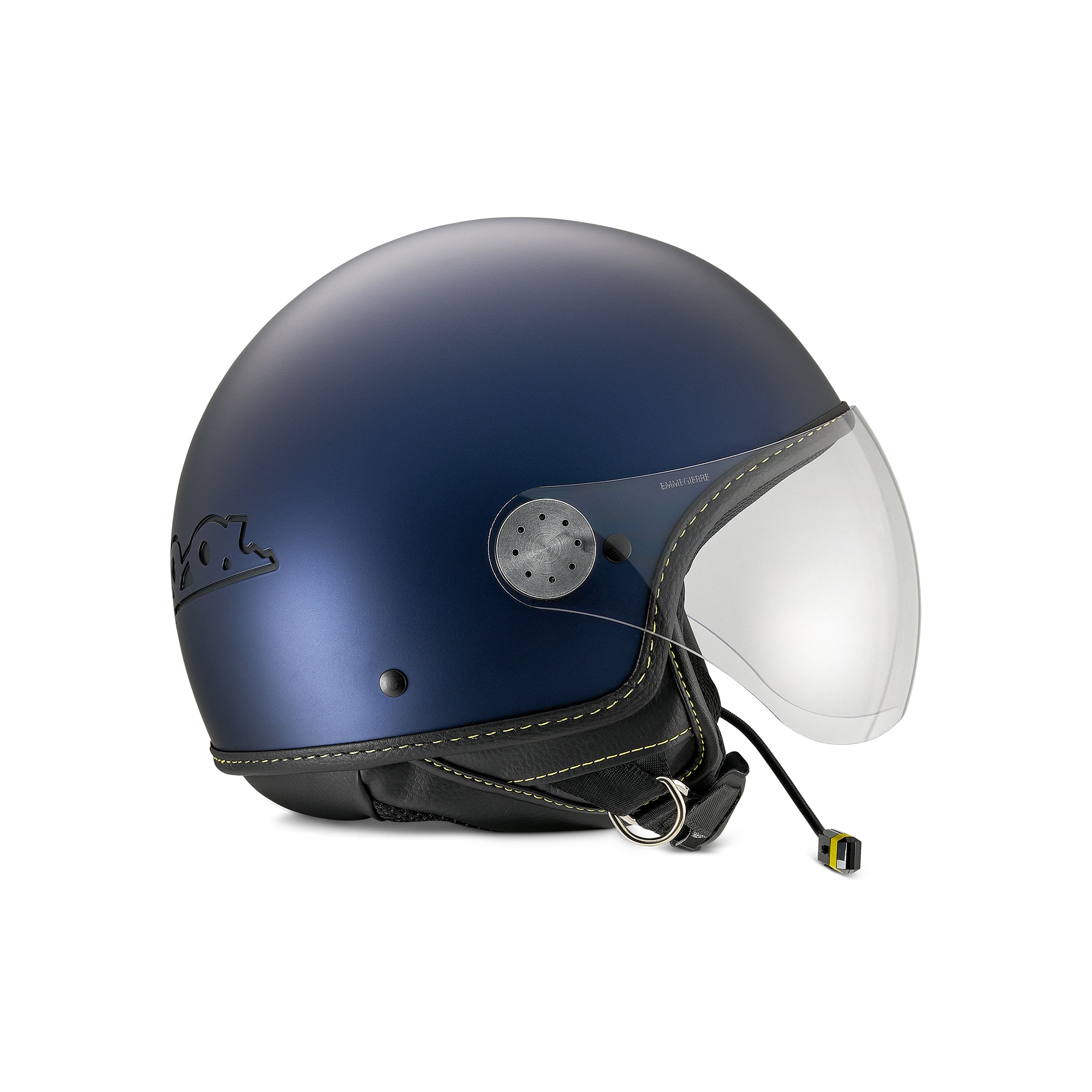 Vespa Jethelm Visor 4.0 Blau Energico - Bluetooth