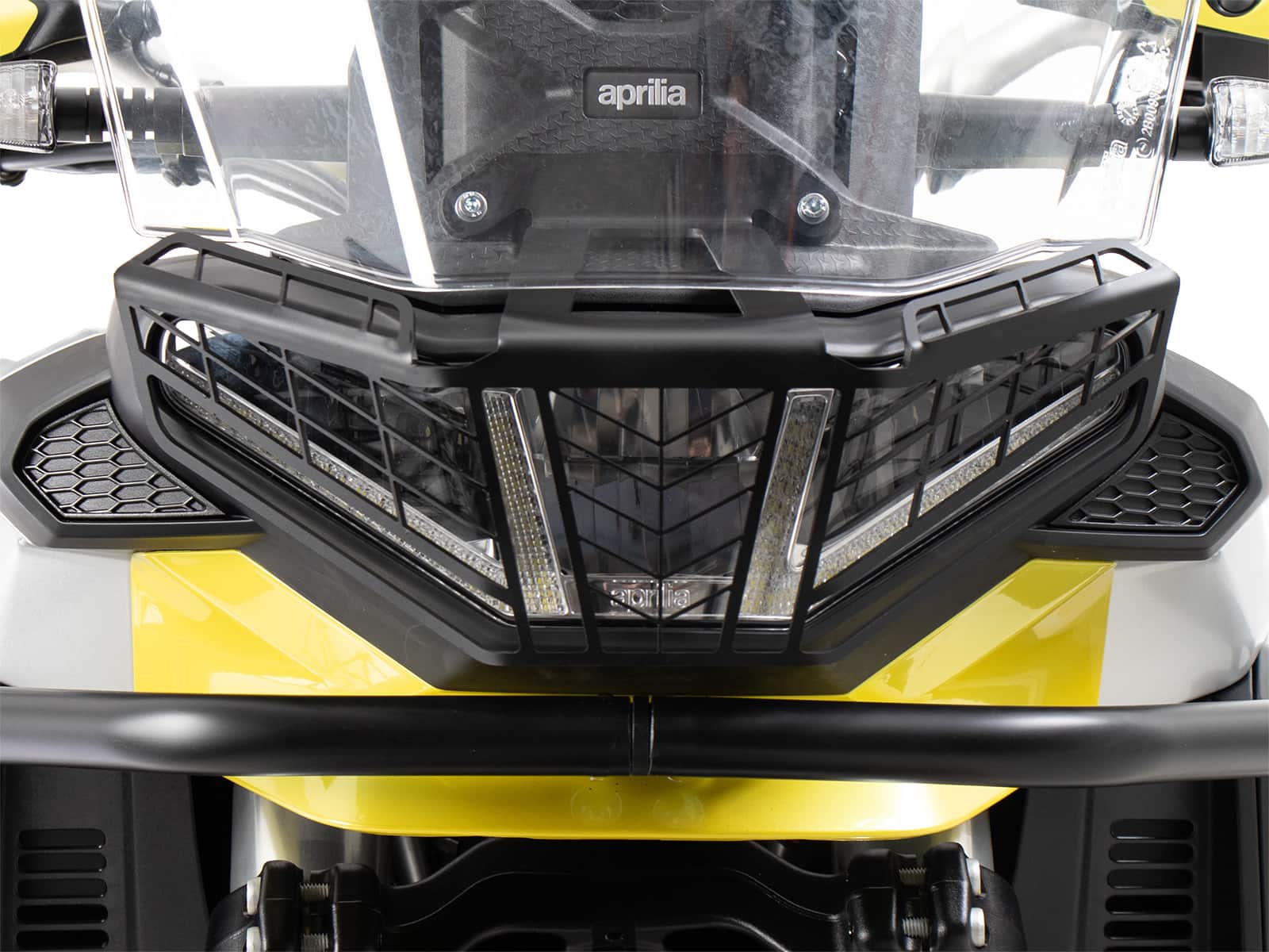 Lampenschutzgitter schwarz für Aprilia Tuareg 660 (22-24) Hepco & Becker