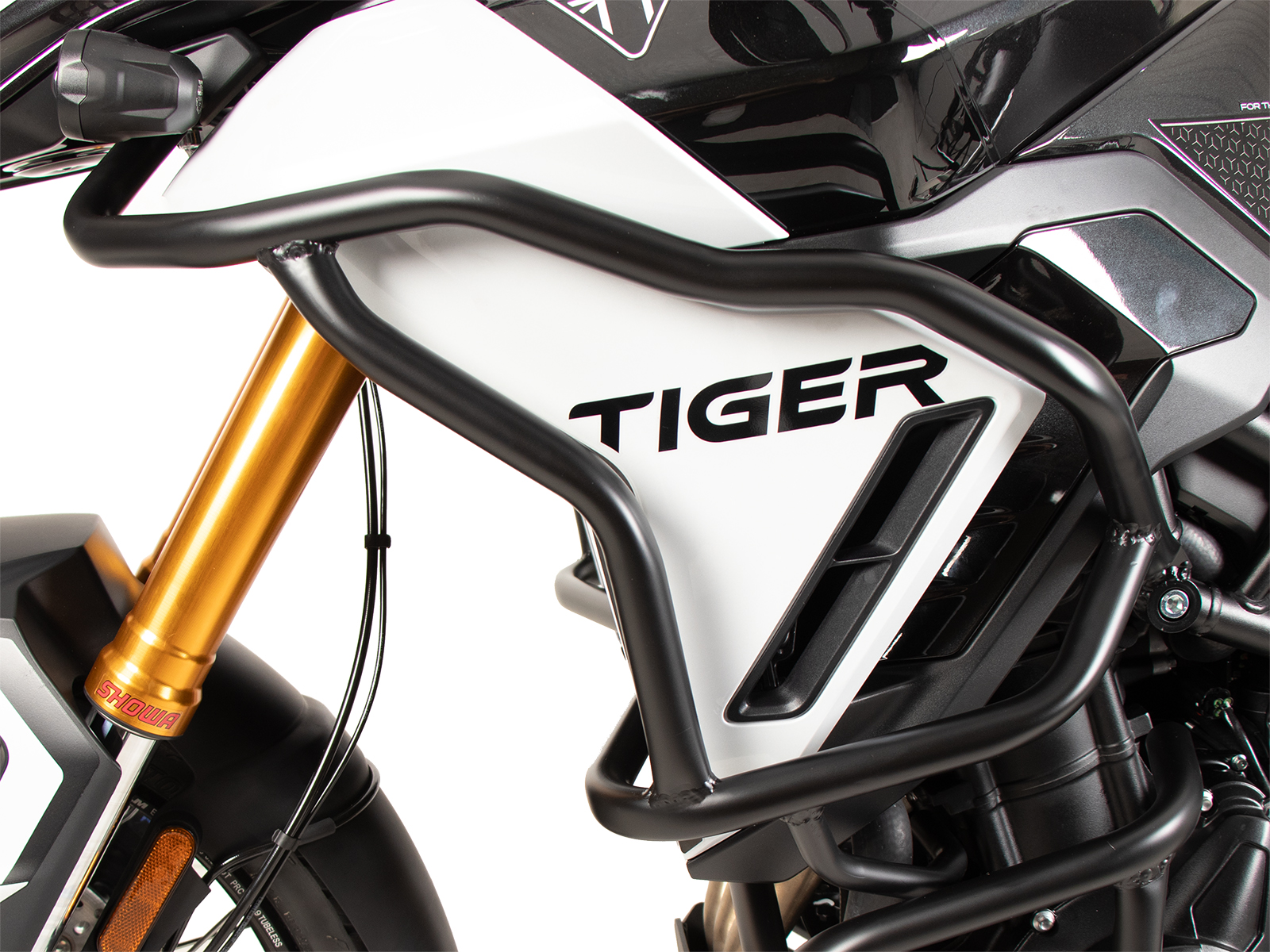 Tankschutzbügel "Solid" schwarz für Triumph Tiger 900 GT / Pro (24-) Hepco & Becker