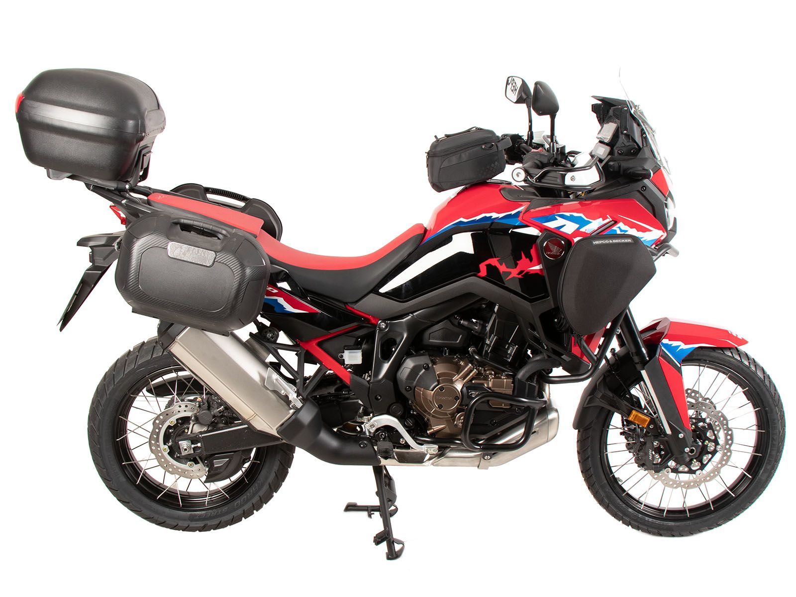 C-Bow Seitenträger schwarz für Honda CRF 1100 Africa Twin Adventure Sports (24-) Hepco & Becker