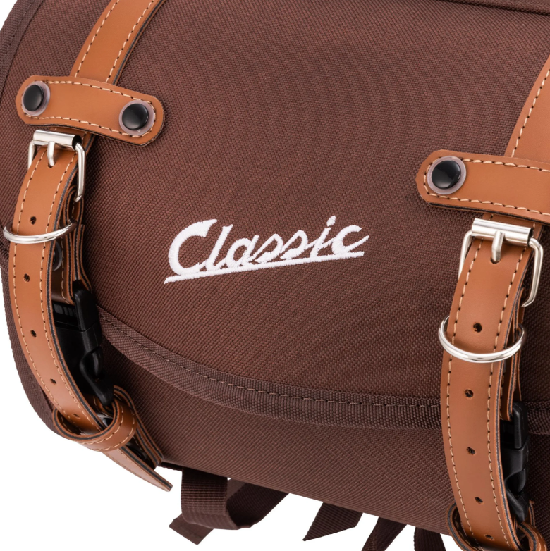 Tasche "Classic" klein für Vespa, Nylon, tobacco braun