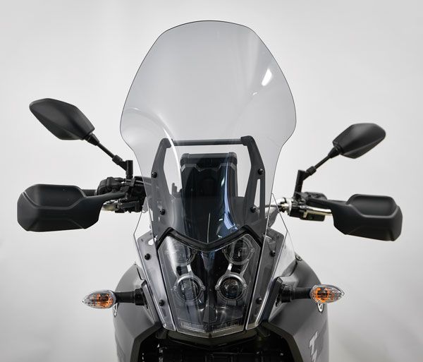 Extra-Hohes Windschild rauchgrau für Yamaha Ténéré 700 (19-24)