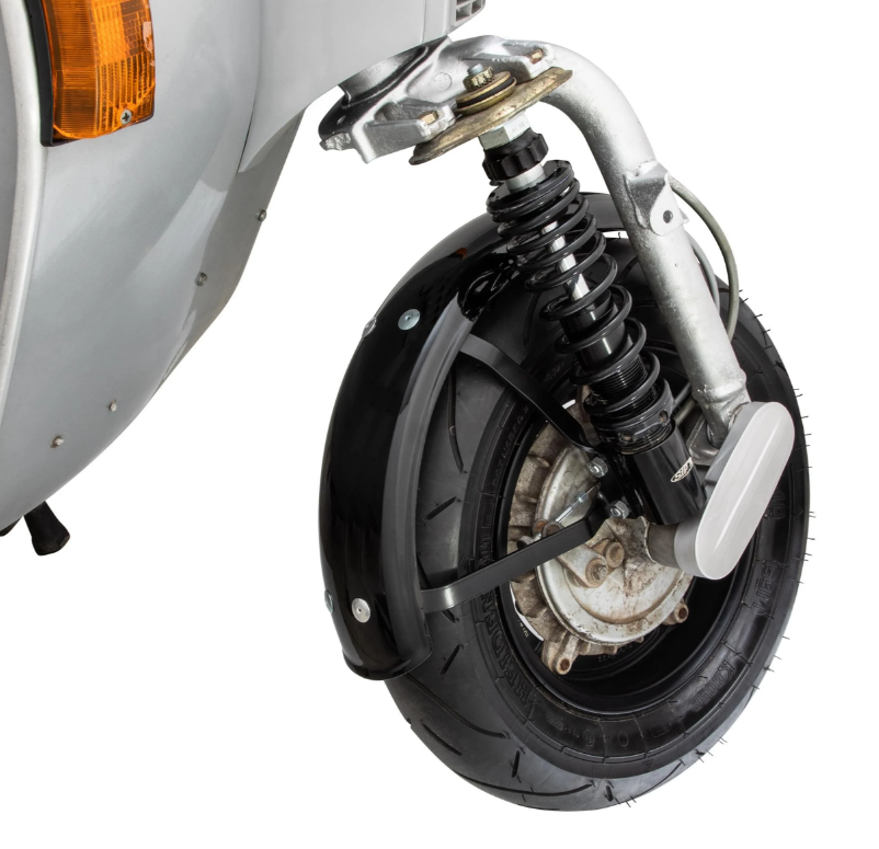 Kotflügel Garelli EVO II für Vespa PX 80-200ccm, GFK, schwarz