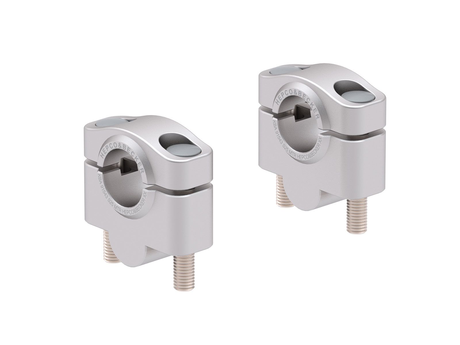 Lenkererhöhung H=20 mm für Aprilia RSV Mille/Tuono (06-08) Hepco & Becker