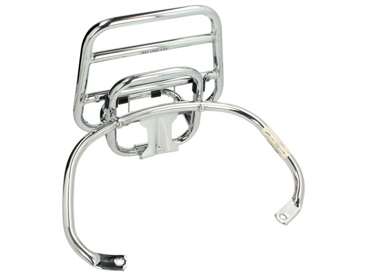Original Klappträger Chrom für Topcase Vespa LX / LXV