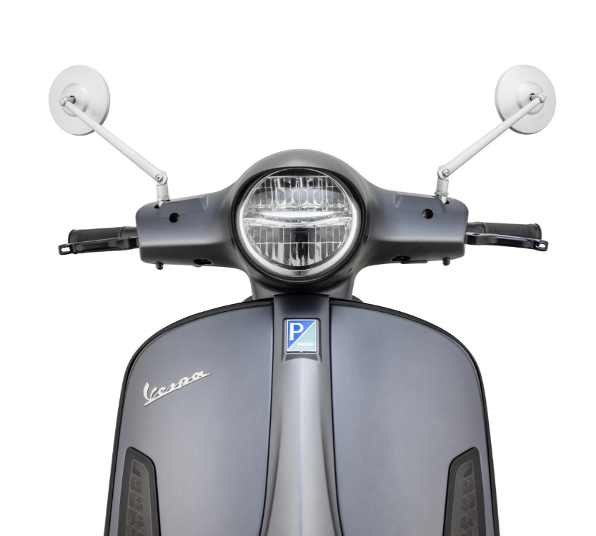 Standard Spiegel links oder rechts für Vespa ​PX 125-200ccm, aluminium matt