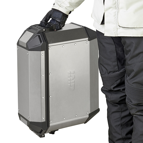 Trekker Alaska 36L Koffer-Satz MONOKEY silber Givi