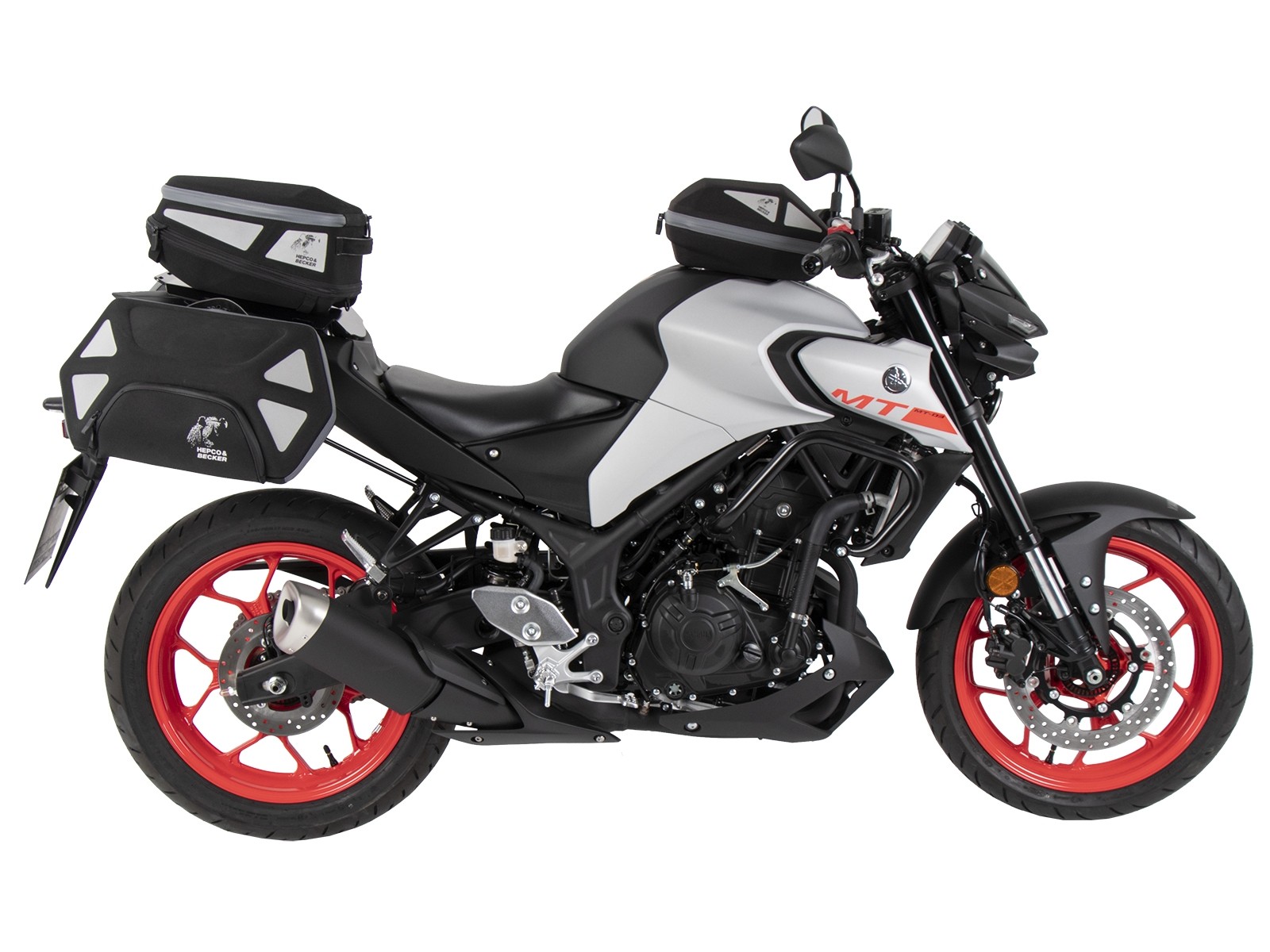 C-Bow Seitenträger schwarz für Yamaha MT-03 (Bj.20-) Hepco & Becker
