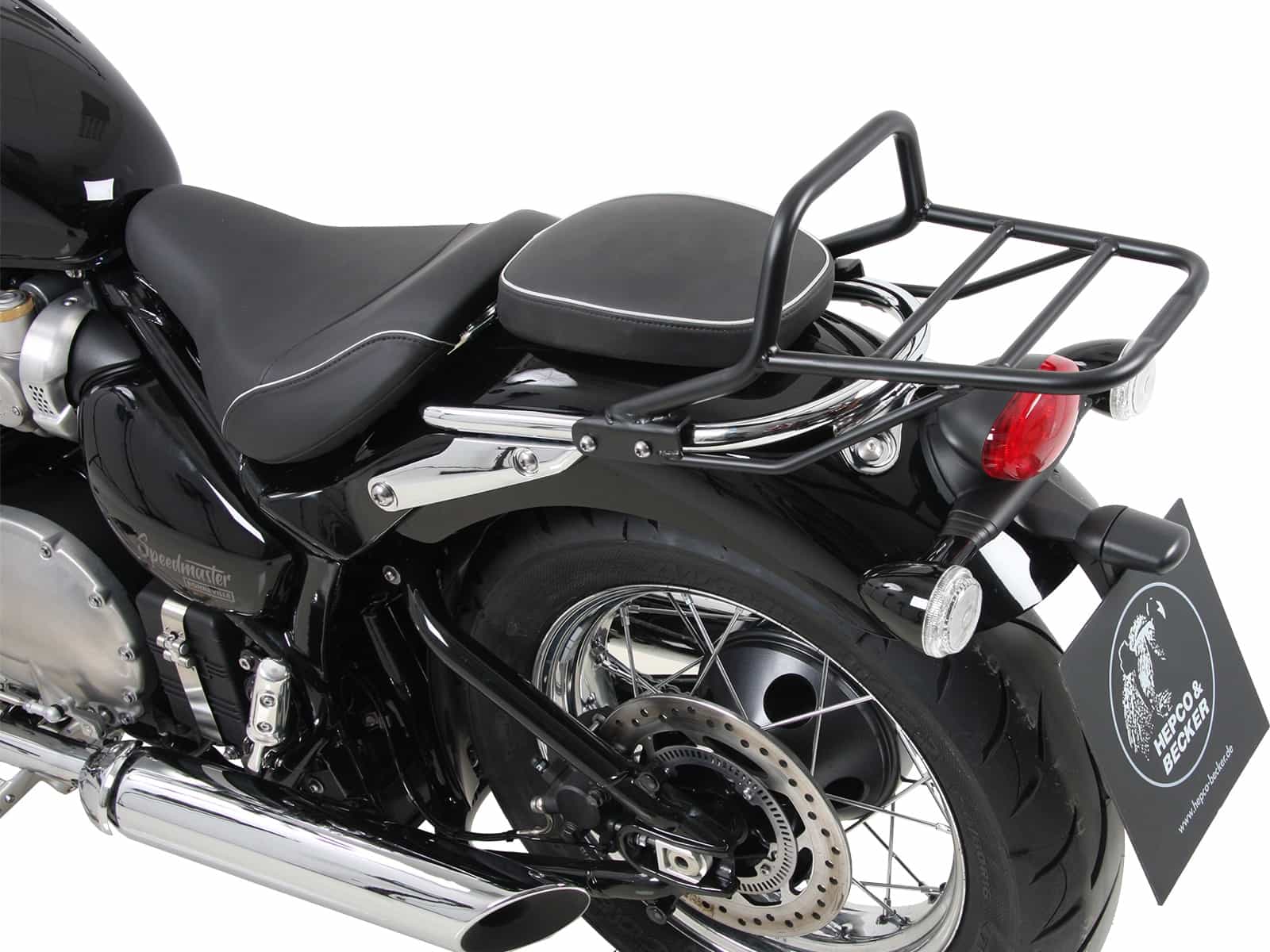 Gepäckbrücke schwarz für Triumph Bonneville Speedmaster (18-) Hepco & Becker