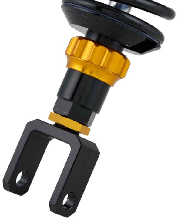 Stoßdämpfer "Black Edition", hinten für Vespa Primavera/​Sprint 50ccm 2T/​4T, schwarz