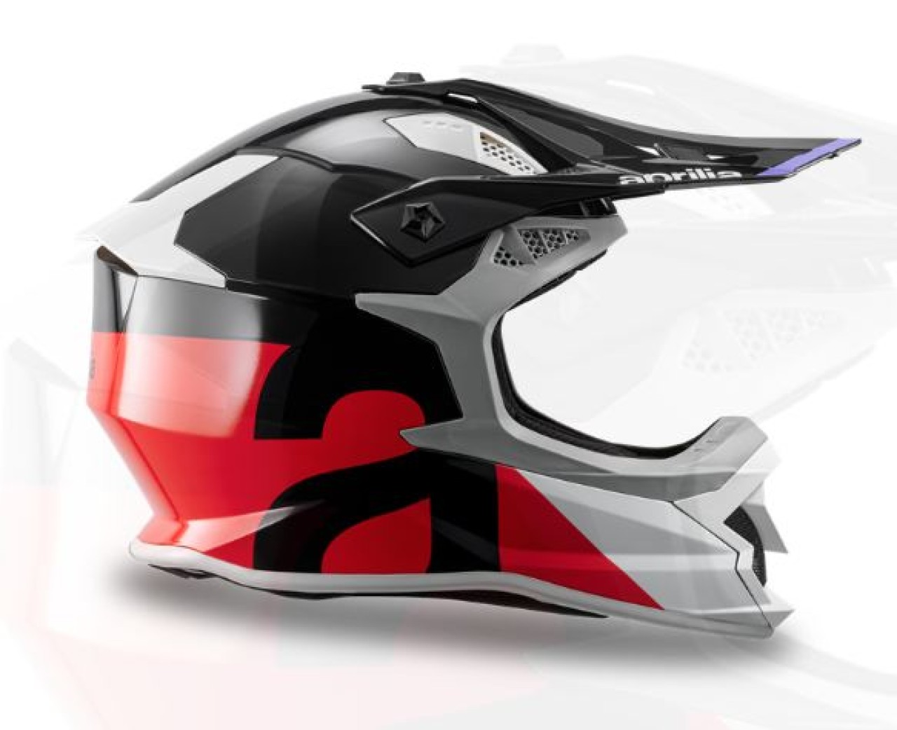 Aprilia Off Road Helm Wheelie