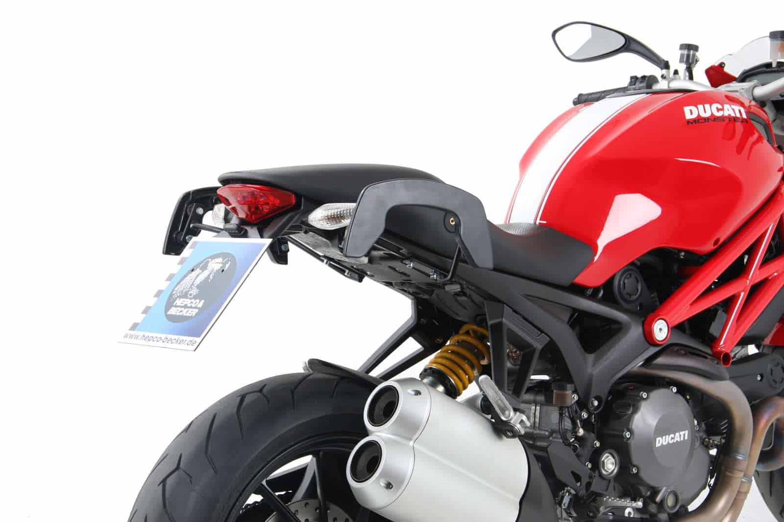 C-Bow Seitenträger schwarz für Ducati Monster 1100 Evo (11-13) Hepco & Becker