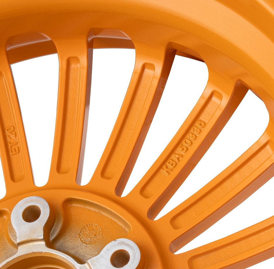 Felge vorne/hinten für Vespa GTS/​GTS Super/​GTV/​GT 60/​GT/​GT L 125-300ccm, orange