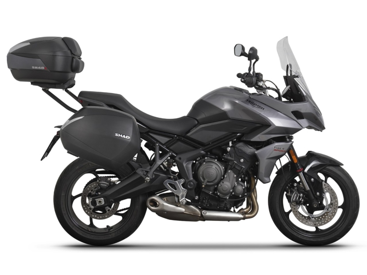 Shad Seitenkofferträger 3P System schwarz lackiert fü Triumph Tiger Sport 660 (22-24)