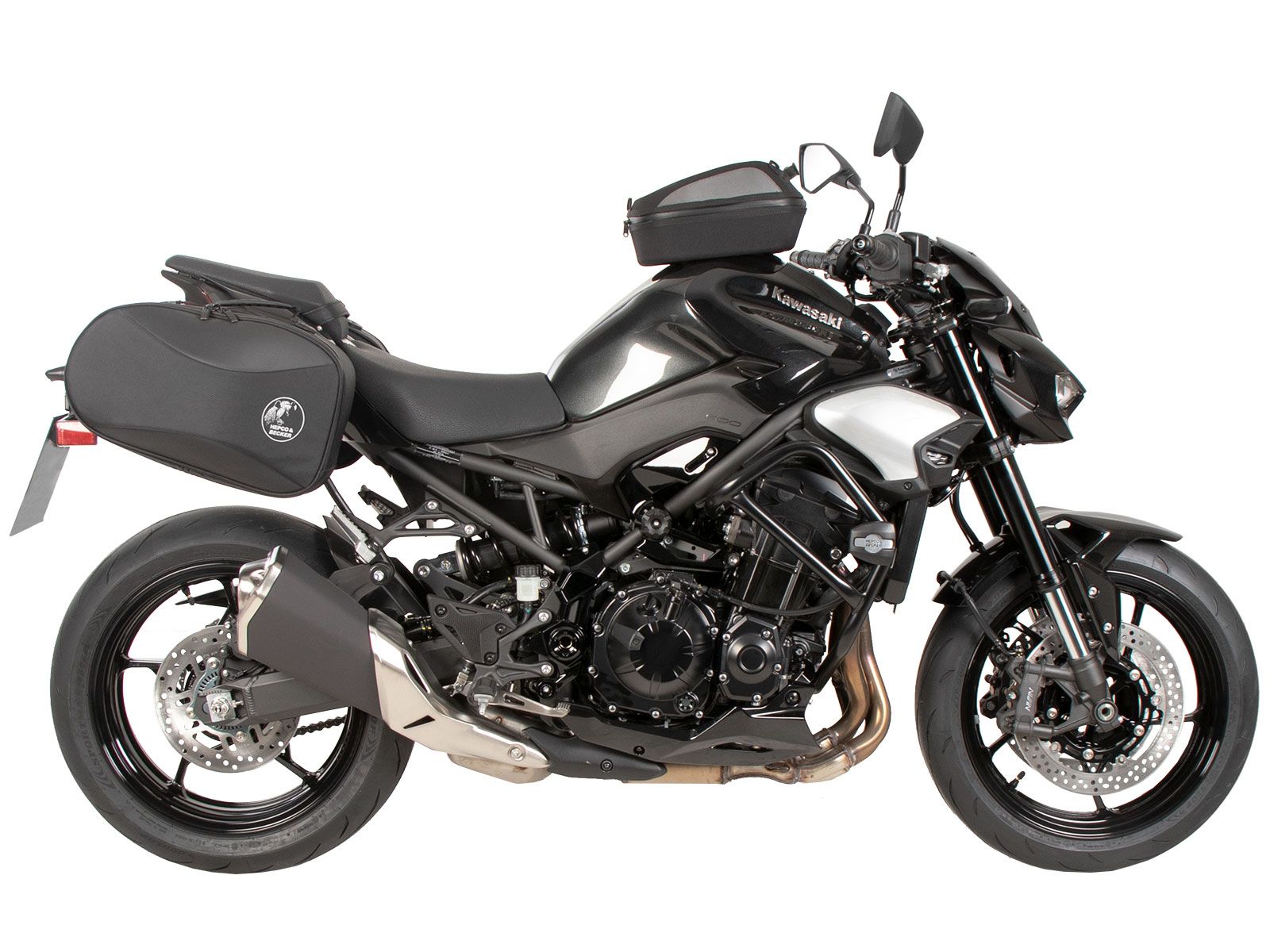 C-Bow Seitenträger schwarz für Kawasaki Z 900 /SE (25-) Hepco & Becker
