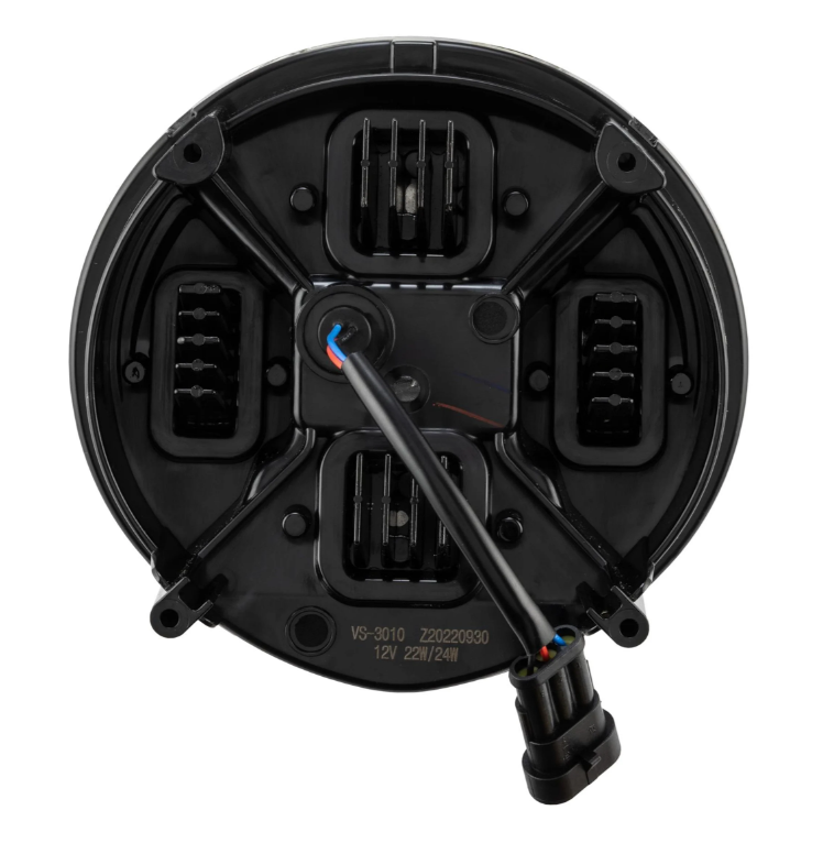 Scheinwerfer ZELIONI Black Edition LED für Vespa GTS/​GTS Super HPE 125-300 (19-22), schwarz