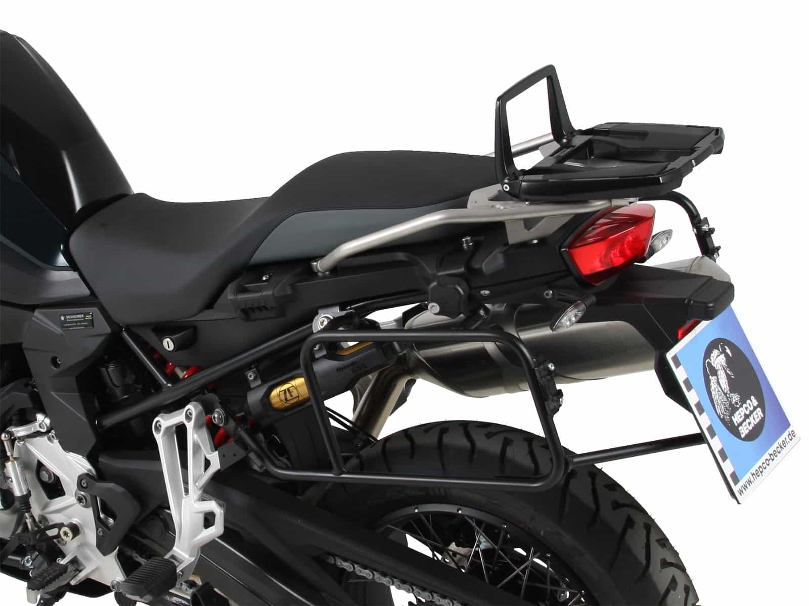 Alurack Topcaseträger für Kombination mit original Edelstahlbrücke für BMW F 800 GS (24-)