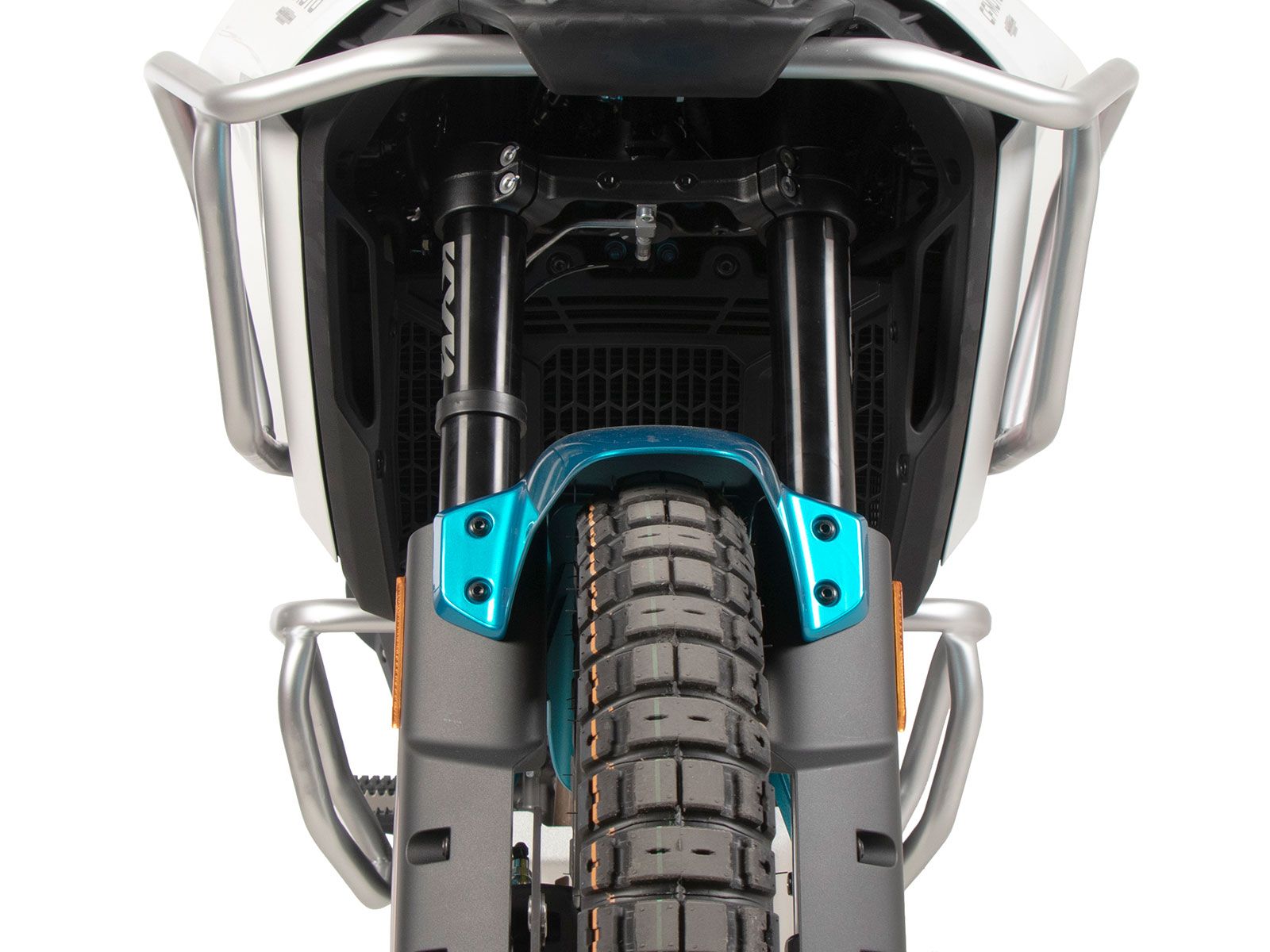 Motorschutzbügel silber für CFMoto 450 MT (24-) Hepco & Becker