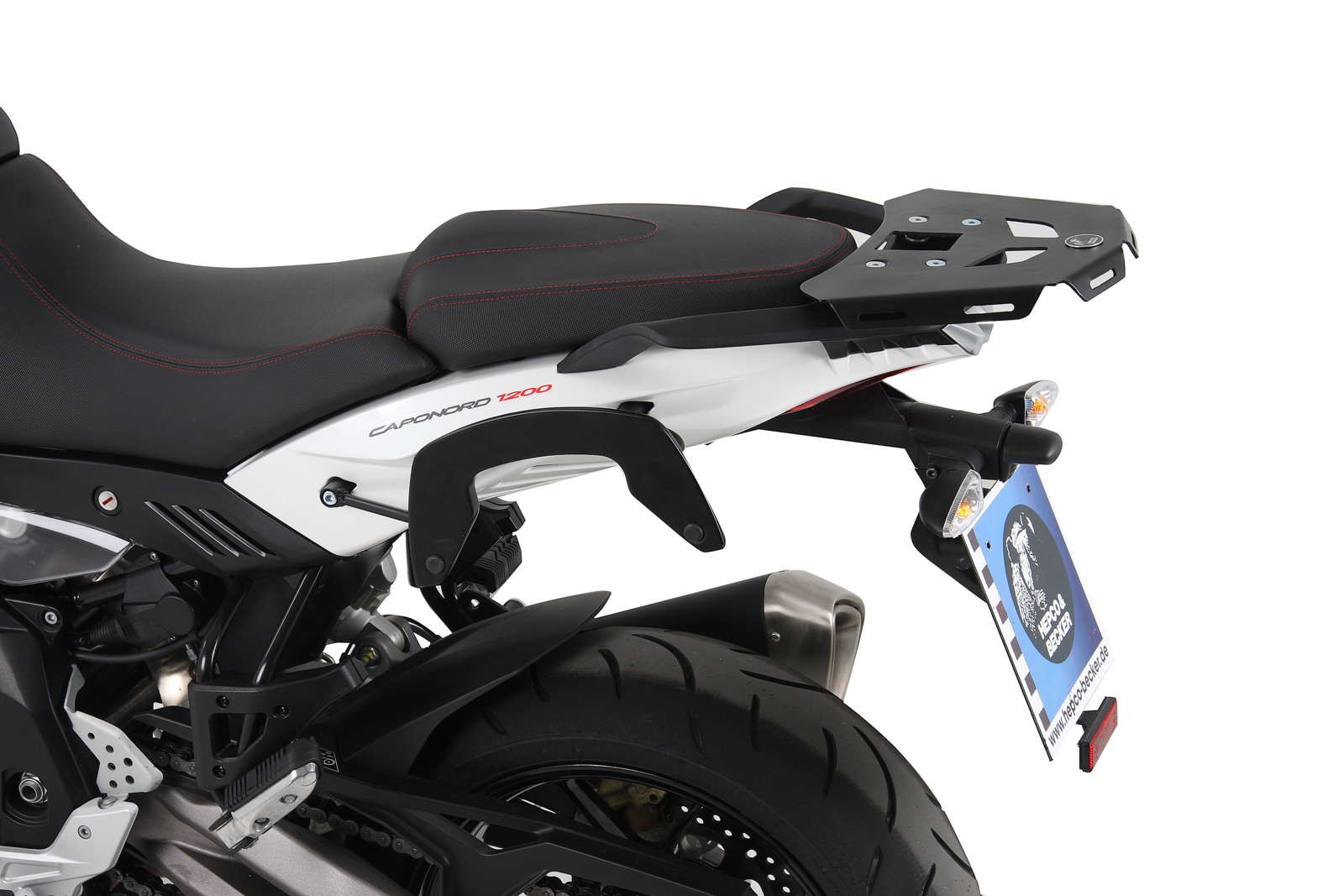 C-Bow Seitenträger schwarz für Aprilia Caponord 1200 (Bj.13-16) Hepco & Becker